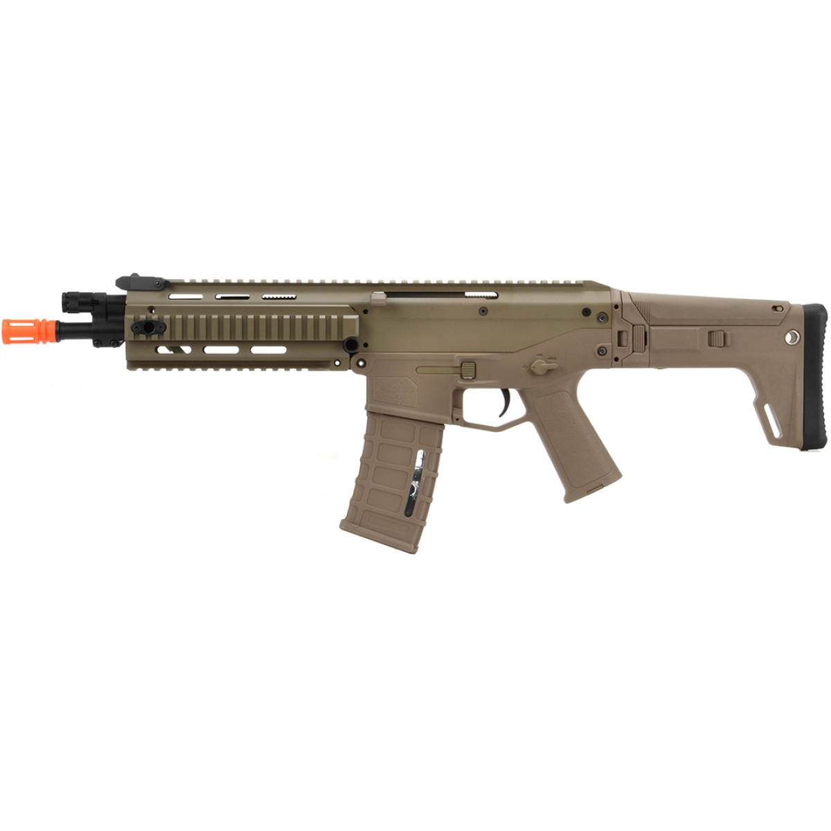Atlas Custom Works Airsoft Masada Assault Rifle AEG Short Version TAN Airsoft Megastore