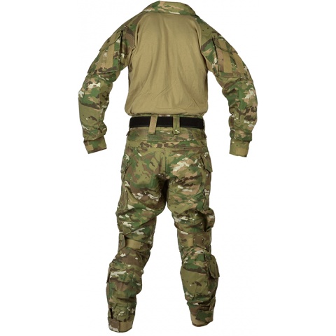Jagun Tactical Gen 3 Airsoft Combat Pants and Shirt BDU - LAND CAMO