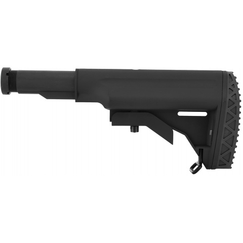Golden Eagle Retractable Crane Stock w/ Buffer Tube - Black