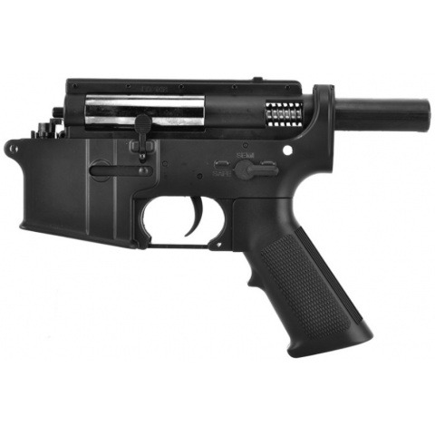 Golden Eagle Metal Gearbox Complete Polymer Lower Receiver  - Black