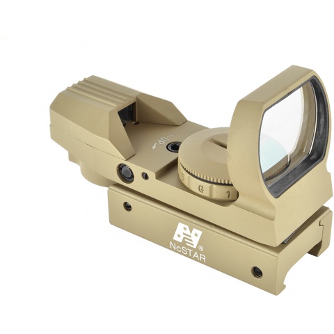 NcStar 4-Reticle Green / Red Reflex Rail-Mounted Sight - TAN
