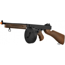 WellFire Polymer D98 M1A1 WWII Submachine Gun Airsoft AEG - FAUX WOOD