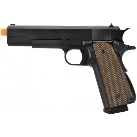 WE Tech M1911A1 WWII Gas Blowback GBB Airsoft Pistol w/ 30rd Magazine