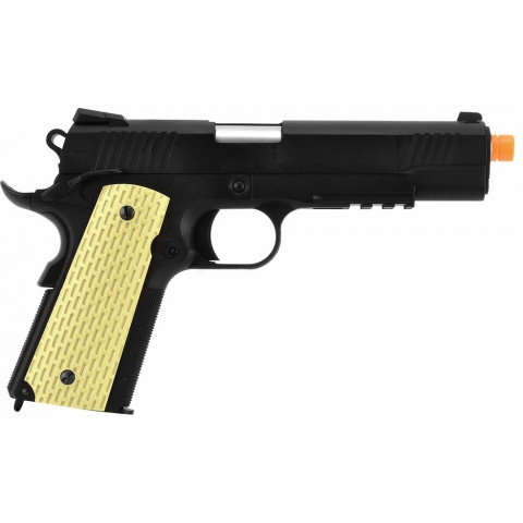 WE Tech Desert Warrior 5.1 M1911 Airsoft Gas Blowback Pistol - BLACK