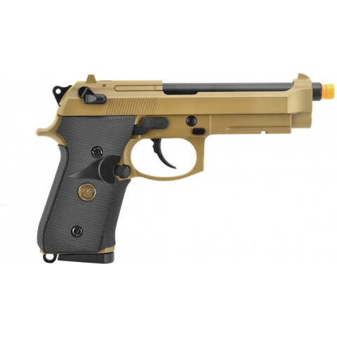 WE Tech Full Metal M9A1 M.E.U. CO2 Blowback Airsoft Pistol - TAN