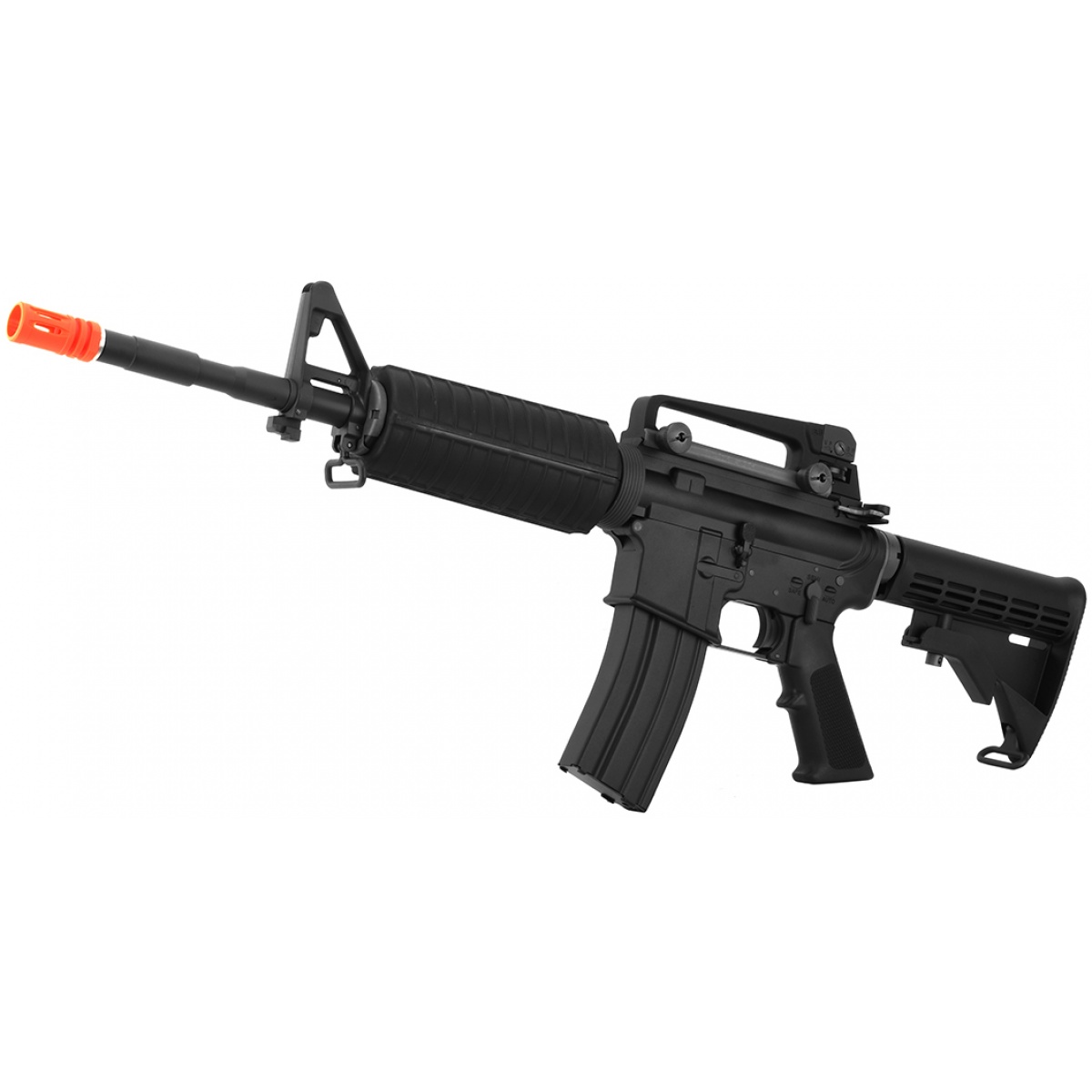 WE Airsoft Full Metal M4A1 Open Bolt GBBR Gas Blowback Rifle BLACK