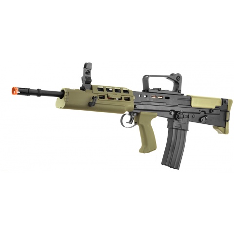 ICS L85 A2 Metal Full Length Bullpup Airsoft AEG Rifle - BLACK/OD