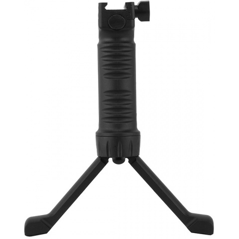 ICS Rapid Deploy Tactical Airsoft Foregrip Bipod System - BLACK