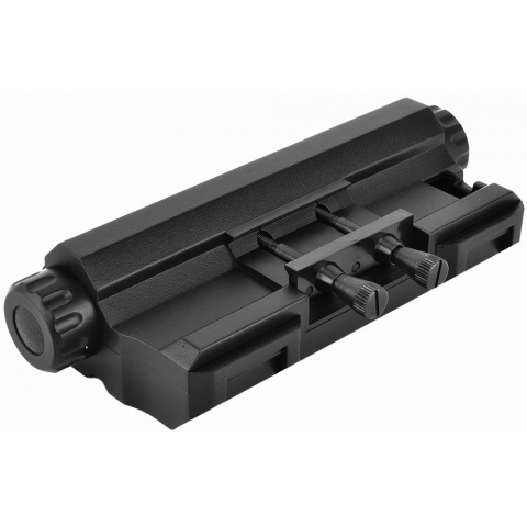ICS M4 / M16 AEG Airsoft PEQ Battery Box Mock Laser Unit - BLACK