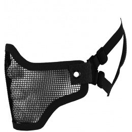 CYMA Airsoft Steel Mesh Adjustable Lower Face Mask - BLACK