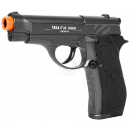 WG Compact M84 Full Metal Airsoft CO2 Non Blowback Pistol - BLACK