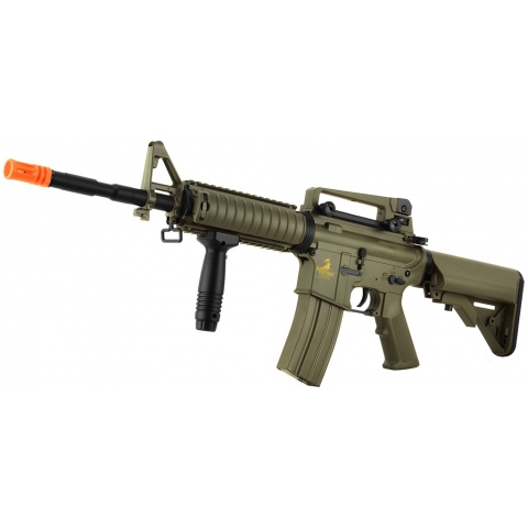 Lancer Tactical Polymer M4 RIS LT-04T Airsoft Gun AEG Rifle - TAN