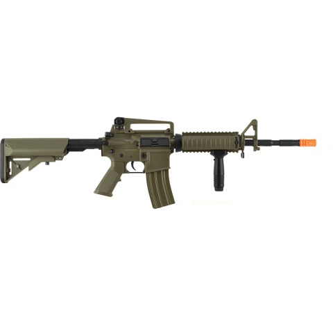 Lancer Tactical Polymer M4 RIS LT-04T Airsoft Gun AEG Rifle - TAN