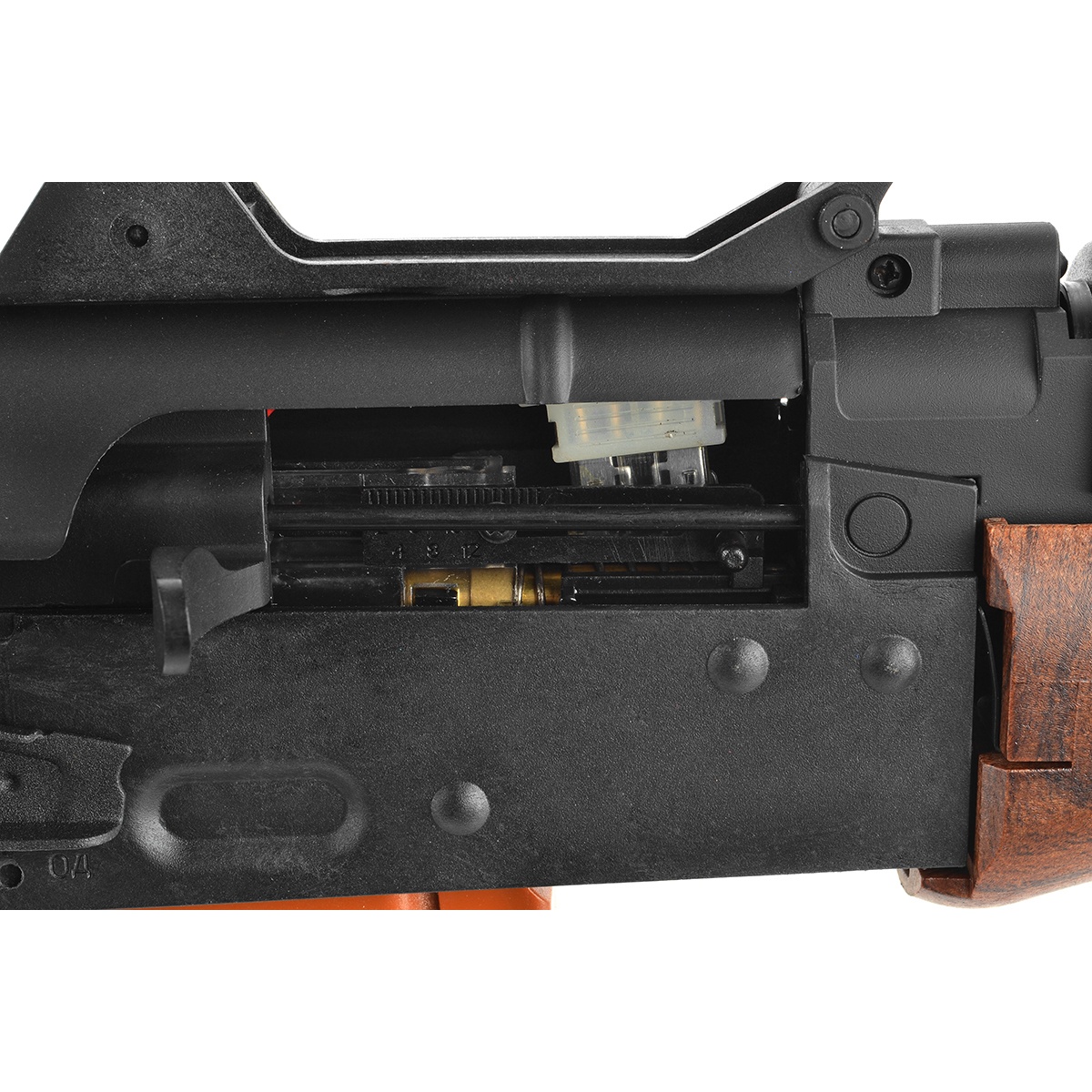 Lancer Tactical AK74U Metal Gearbox Airsoft AEG Rifle FAUX WOOD Airsoft Megastore