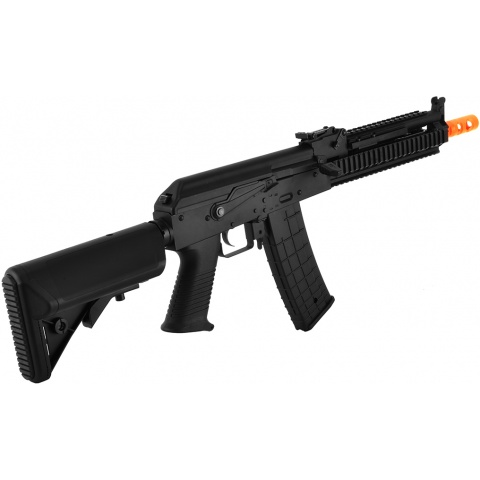 Lancer Tactical AK-47 RIS Metal Gearbox Airsoft AEG Rifle - BLACK