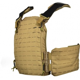AMA Laser Cut Airsoft Tactical Vest (Coyote Brown)