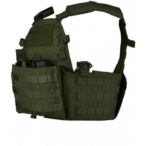 Lancer Tactical 600D Modular Airsoft MOLLE Tactical Vest (OD Green)