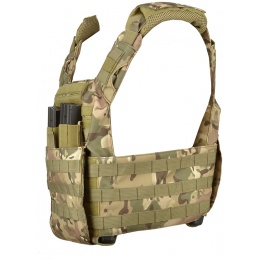 Lancer Tactical 600D Speed Attack MOLLE Plate Carrier V2 - CAMO