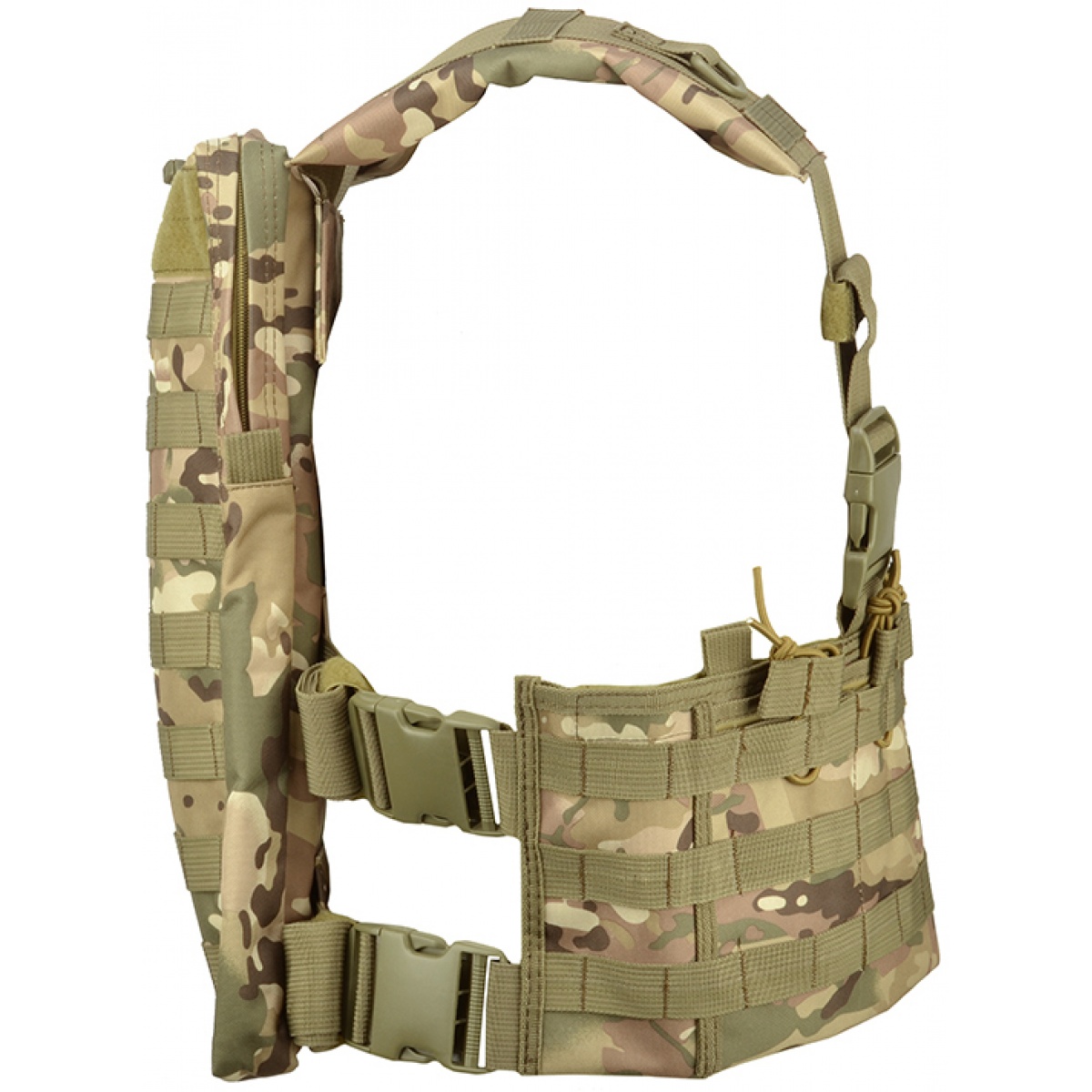 Lancer Tactical DZN Mag Harness Chest Rig w/ Hydration Carrier - CAMO ...