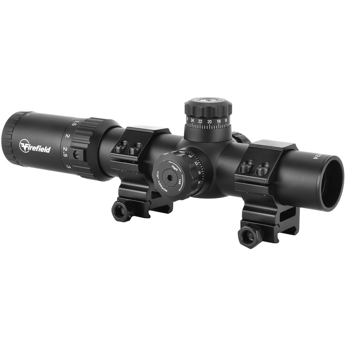 Firefield Close Combat 14x24 DualIlluminated Airsoft Rifle Scope