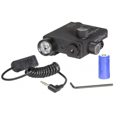 Sightmark LoPro Green Laser / 220 Lumen Flashlight Combo - BLACK