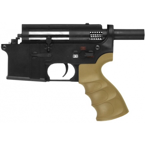 Golden Eagle M27 Ergonomic Polymer Lower Receiver - BLACK/TAN