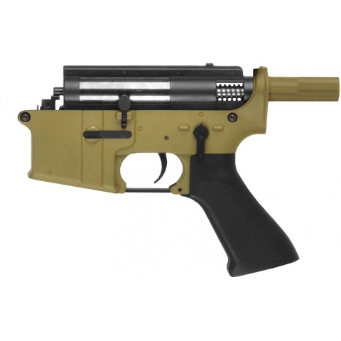 Golden Eagle M4 Polymer Lower Receiver - TAN/BLACK