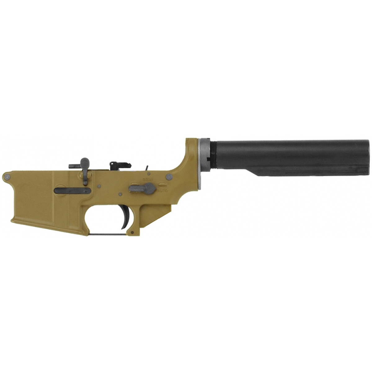 WE Tech Full Metal Lower Receiver for M4A1 GBB Airsoft Rifle TAN