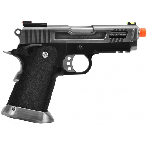 WE Tech Velociraptor Full Metal Gas Blowback Pistol - SILVER