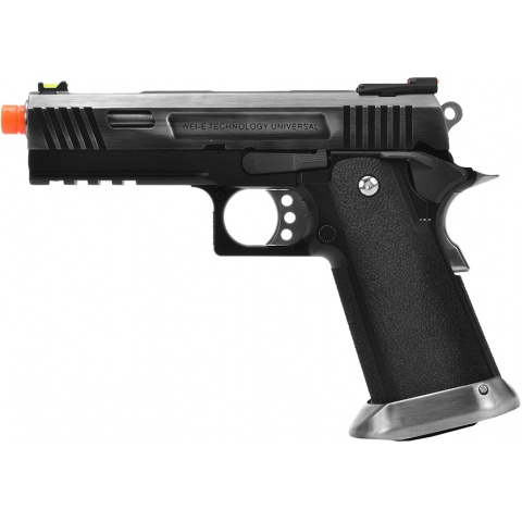 WE Tech Allosaurus Full Metal Gas Blowback Pistol - SILVER