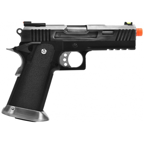 WE Tech Allosaurus Full Metal Gas Blowback Pistol - SILVER