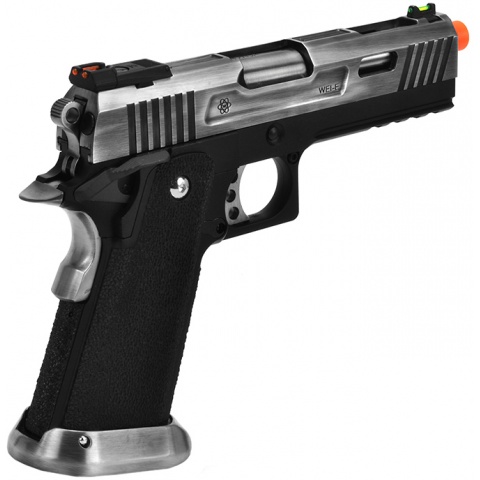 WE Tech Allosaurus Full Metal Gas Blowback Pistol - SILVER