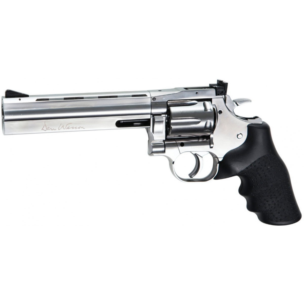 ASG Dan Wesson 6" CO2 NBB Low Power Airsoft Revolver SILVER Airsoft