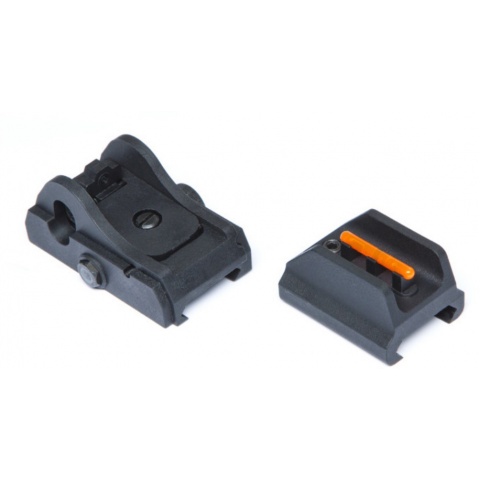 ASG Scorpion EVO 3- A1 Polymer Front and Rear Sight - BLACK