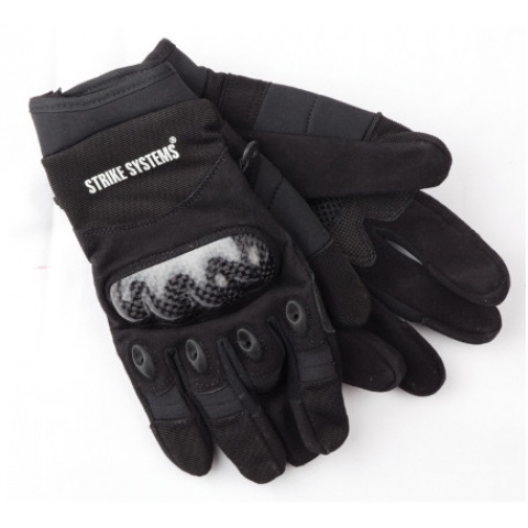 ASG Strike Systems Molded Kevlar Assault Gloves - LARGE - BLACK