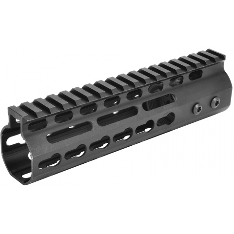 SHS Airsoft 7-Inch KeyMod RIS Metal Handguard w/ Top Rail