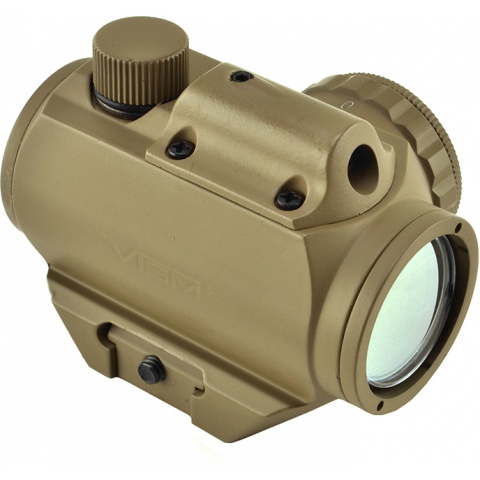 NcStar Micro Green Dot Reflex Sight w/ Integrated Red Laser - TAN