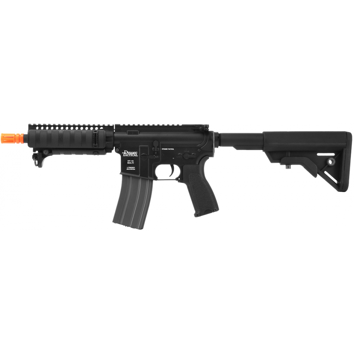 DYTAC Airsoft Combat Series SR635 AEG Assault Rifle w/ Upper RIS BLK