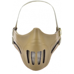 TMC Airsoft Ghost Recon Style Metal Mesh Half Face Mask