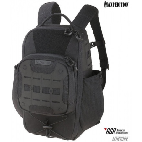 Maxpedition Lithvore Advanced Gear Research Tactical Backpack - BLACK
