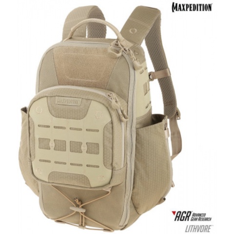 Maxpedition Lithvore Advanced Gear Research Tactical Backpack - TAN
