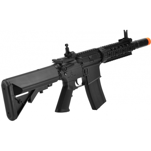 Lancer Tactical M4 SD AEG RIS Airsoft Rifle w/ Mock Suppressor