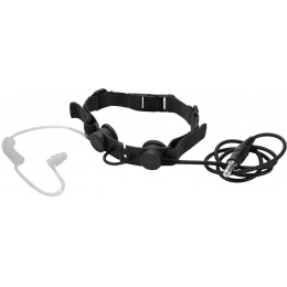 Z-Tactical Tactical Throat Mic w/ Air Tube Earpiece