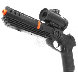 DE Airsoft Deltaforce Tactical KS-91 Spring Pistol w/ Red Dot