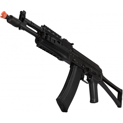 LCT Airsoft AK-105 Assault Rifle AEG w/ Folding Stock - BLACK