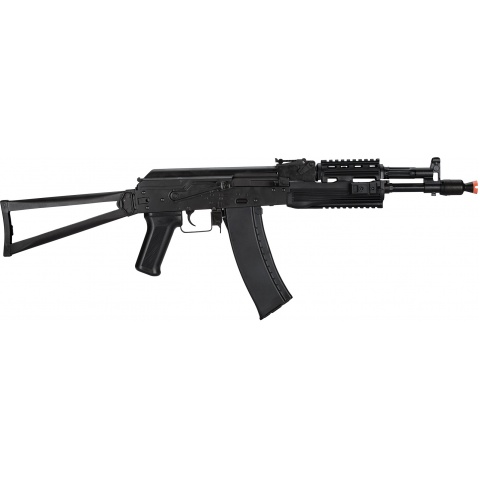 LCT Airsoft AK-105 Assault Rifle AEG w/ Folding Stock - BLACK