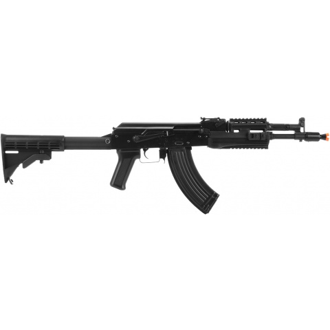 LCT Airsoft AK-104 Assault Rifle AEG w/ Folding Stock - Black