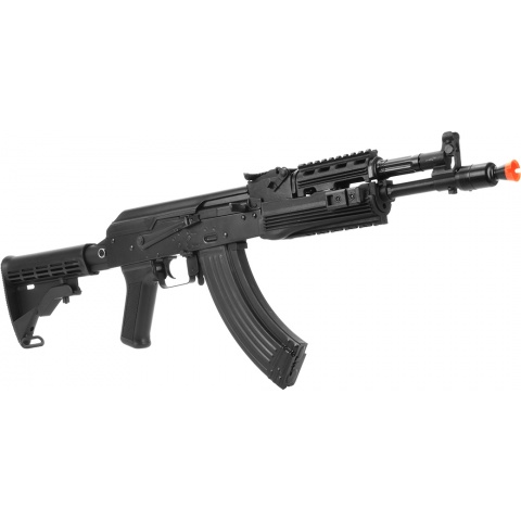 LCT Airsoft AK-104 Assault Rifle AEG w/ Folding Stock - Black