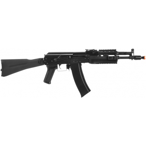 LCT Airsoft AK-102 Assault Rifle AEG w/ Folding Stock - BLACK