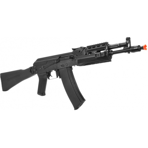 LCT Airsoft AK-102 Assault Rifle AEG w/ Folding Stock - BLACK